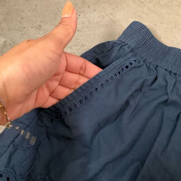 RAG & BONE Maye Broderie Anglaise Cotton Shorts - Picture 7 of 10